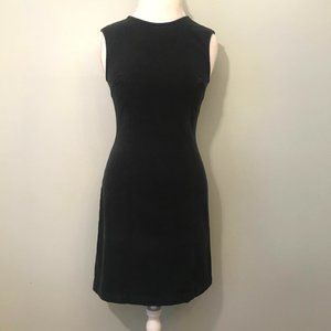 Vintage DKNY Black Denim LBD Shift Dress Size 6